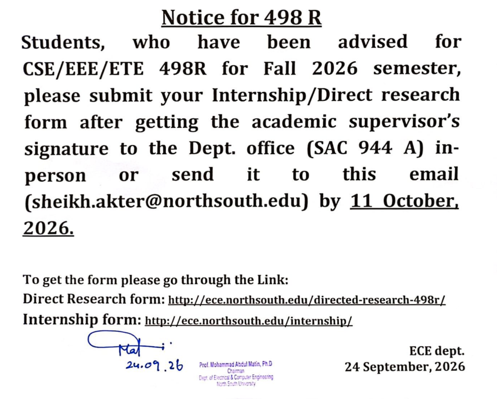 498R notice- Fall 2026